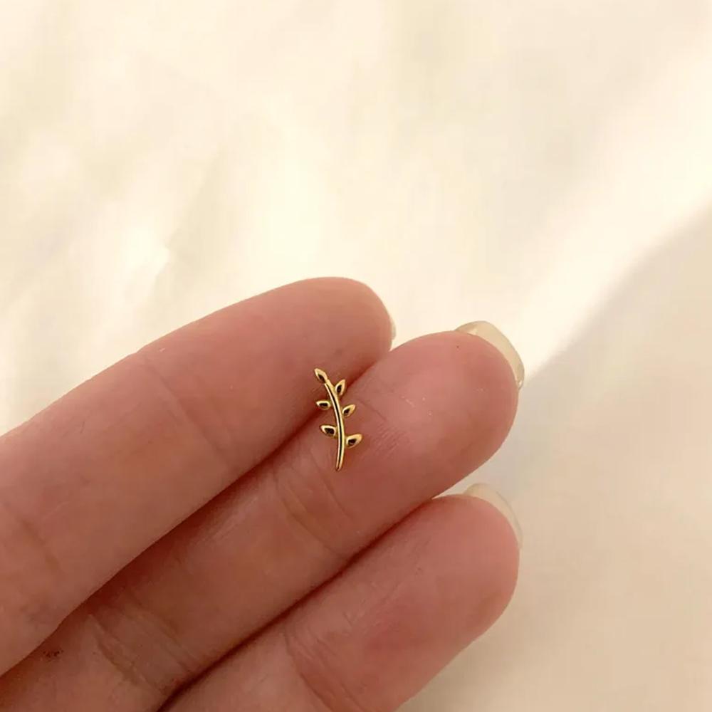 

CANNER 1PC 925 Silver Tassel Chain Eight Pointed Stars Moon Earrings For Women Horse Eye Geometric Zircon Earring