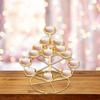62KD 1PC 3 Layer 14 Lamp Home Table Centerpieces Butter Lamp Desk Ornament Holder
