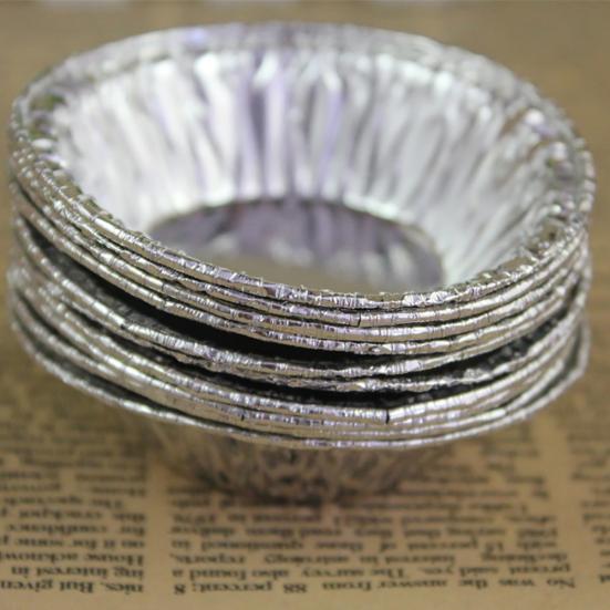 250 buc. Formă rotundă pentru tartă cu ouă pentru cupcake. Instrument antiaderent pentru decorarea torturilor