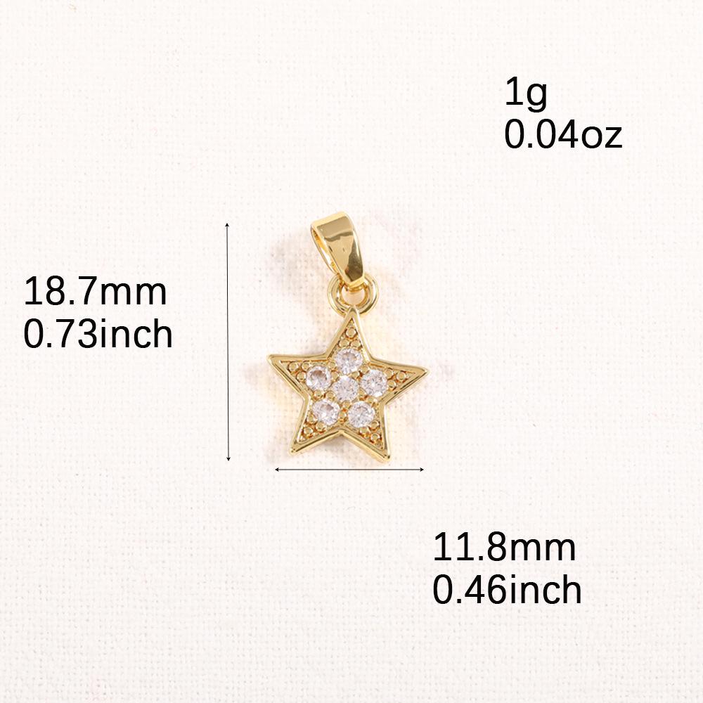 French Retro High-End Copper Gold Plated Necklace with Micro-Inlaid Zircon Pendant