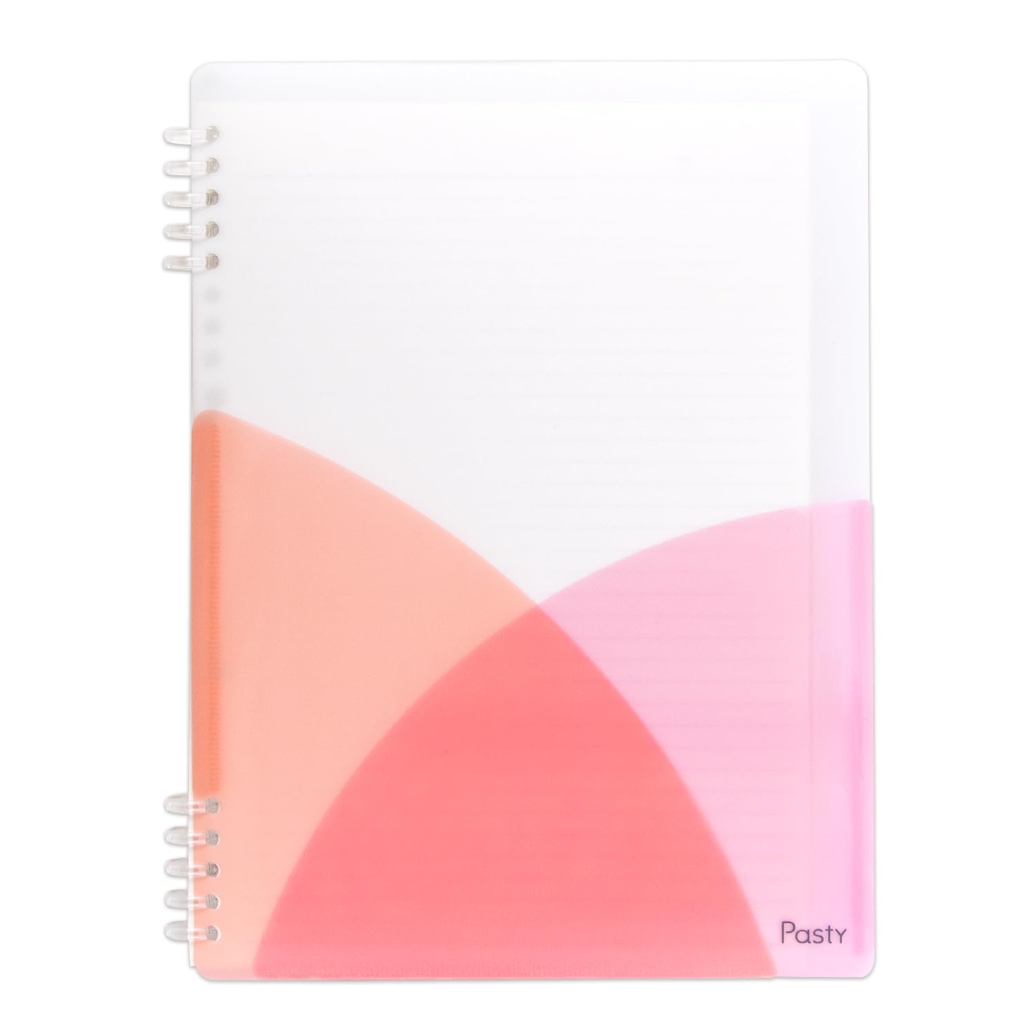 Pasty B5 Loose Leaf Binder, Ring Type [All 4 Colors] Peach Pink