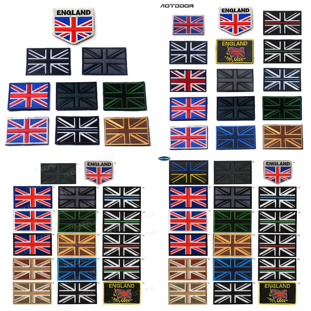 Unique And Stylish Embroidered Patch British Flag Design 8*5cm Size