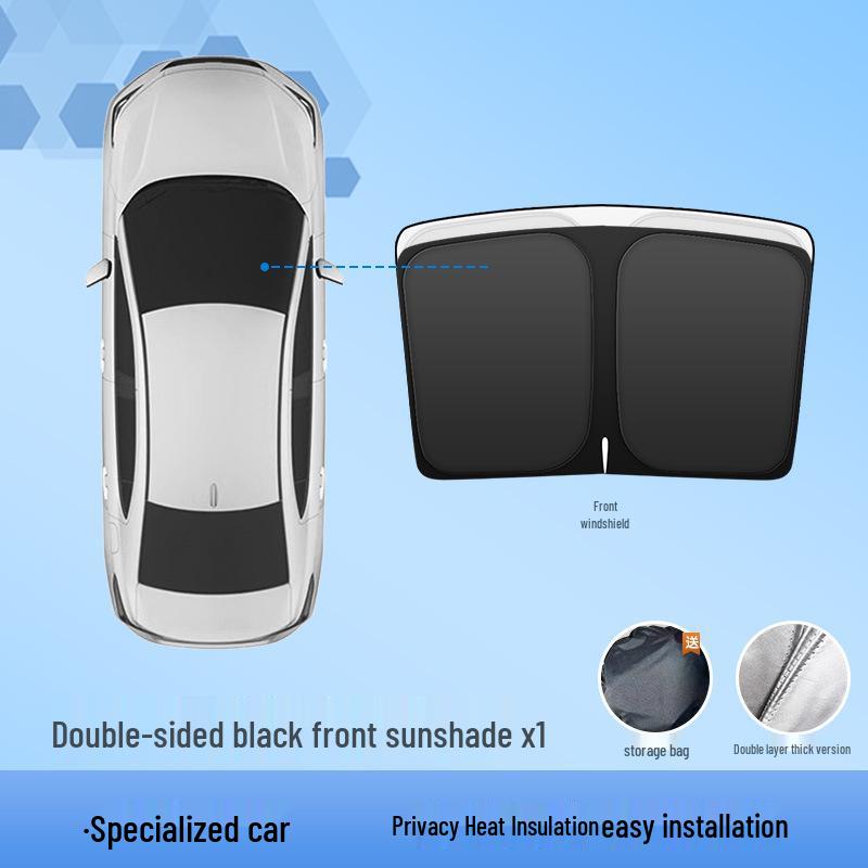 Zeekr Car Window Sunshade for 7X/001/7/009 Models - Heat Insulation Privacy Visor Zeekr X