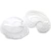 Pair of Hdlight Covers, Clr Lens, Left and Right, Waterproof Dustproof Design, Direct Replacement for 2007-2013 Hatchback Convertible   Wagon