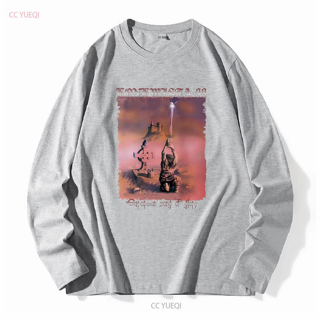 Nové Evropské tričko slávy KONKWISTA 88 Klasické tričko Muž Žena S 5XL dlouhý nebo krátký rukáv vintage Prané Prodyšné Stylové