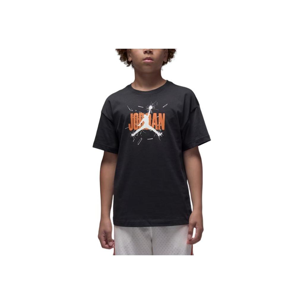 Jordan T-Shirt Round Neck Logo Short Sleeve Kids Tops IO2465-045