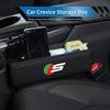 Car Seat Gap Storage Box Side Seam Organizer Leak-Proof Case Accessories For Jaguar XF XJ XFR XKR X-Type F-Pace I-Pace S-Type F PP30