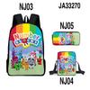 Game Merchandise Digital Building Block Schoolbag Backpack Satchel Pencil Bag Backpack Three-Piece Set