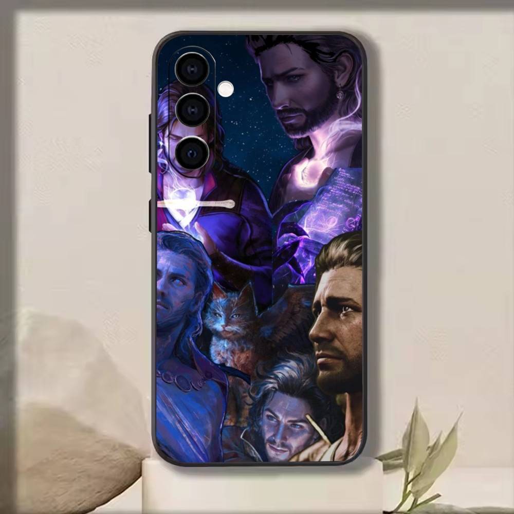 Baldur's Gate Phone Case For Samsung Galaxy A73,A72,A71,A70,A53,A52,A51,Soft Silicone Black Cover