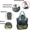 Garden tool bag, garden tool storage bag with comfortable handle, multifunctional, Oxford cloth 600d