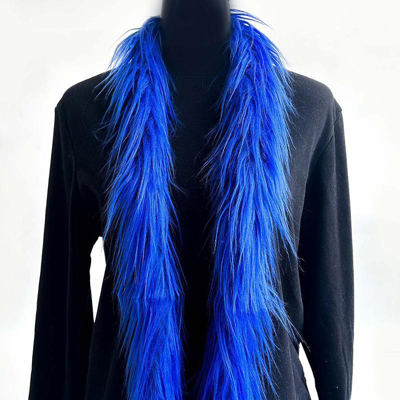 

2М Отделка из стираной шерсти Тематические аксессуары Красочные шерстяные шарфы Декоративный шарф Полиэстер Свадьбы DIY Поделки Хэллоуин королевский синий