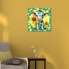 Pictură cu numere pentru adulți Kit de început Vaca Animale Poză cu numere Floarea-soarelui Cadou Diy Decorare pentru casă 40x40