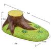 Tree Cartoon Stump Green Grassland Mini Model Decoration For Micro Scenery Props