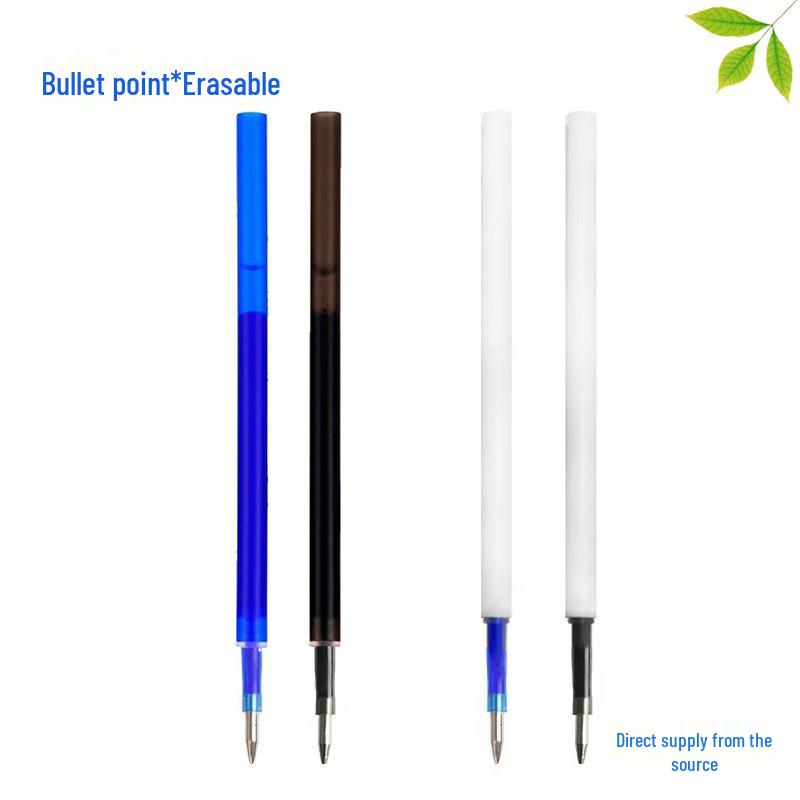 Erasable Click Pen Refills - Friction & Heat-Erase, Ideal for Student Calligraphy, Disappearing Ink, Neutral Refill