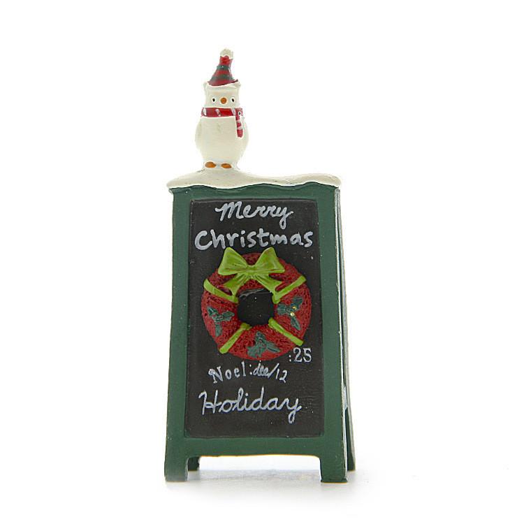 

Creative Snowman Christmas Knot Billboard Mini Model Ornament Gardening Decor