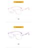 Stylish TR90 Eyeglass Frame for Kids - Lightweight, Comfortable PPSU Frame with Silicone Nose Pads for Students