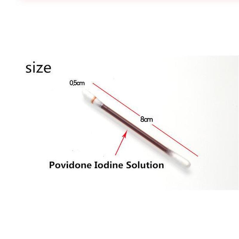 50pcs Bulk Disposable Household Travel Bag Iodine Swab Newborn Navel Disinfection Portable Sterilization Iodine Swab