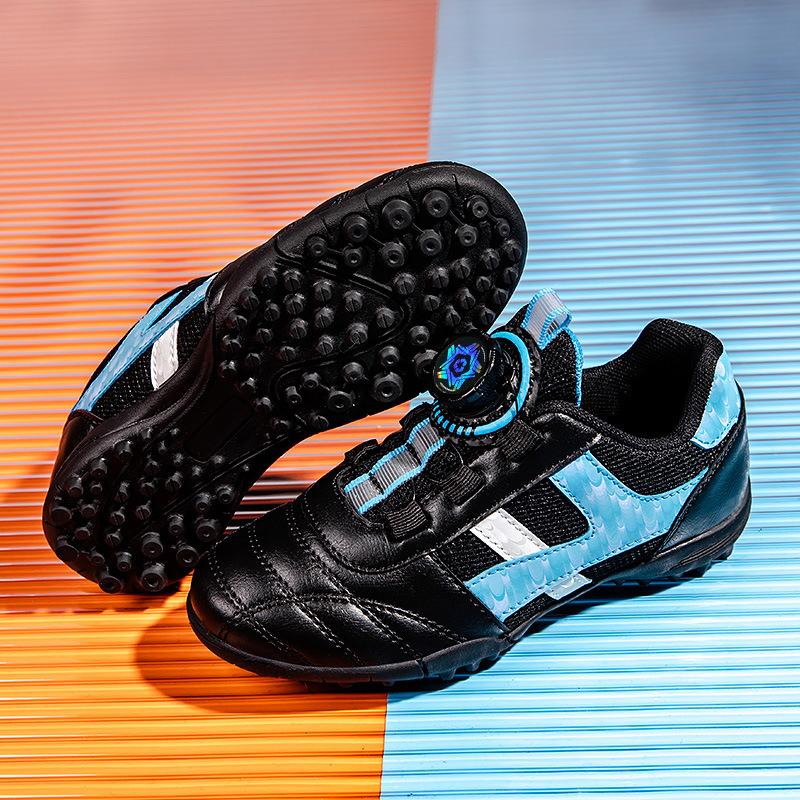 

Летние сетчатые дышащие футбольные бутсы для девочек и учеников начальной и средней школы, тренировочные футбольные бутсы, бутсы с шипами для 39