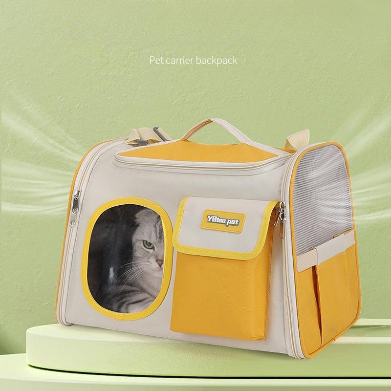 Cat Bag Out Portable Cat Portable Cat Cage Portable Dog Bag Large Capacity High Value Single Shoulder Pet Backpack