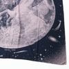 Excellent HERMES Scarf CLAIR DE LUNE Large Stole/ Navy Pink Cashmere Women Used