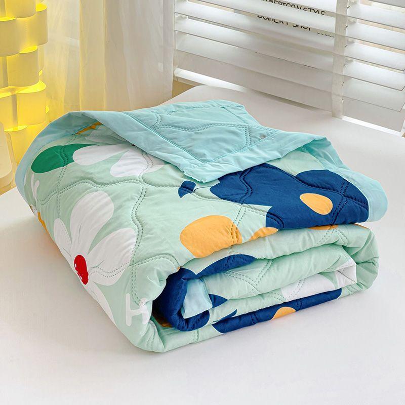 Skin-friendly Summer Cooling Thin Quilt, Printed Quilted Four Seasons Quilt, Soft and Comfortable Summer Thin Quilt, Single Double Hotel Home Bedroom