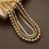 Temperament flat snake collarbone necklace female retro punk style handmade beaded neck chain