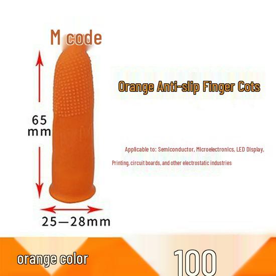 Latex Disposable Finger Cots - Waterproof, Anti-static, Powder-Free Protection for Hands with Free Shipping