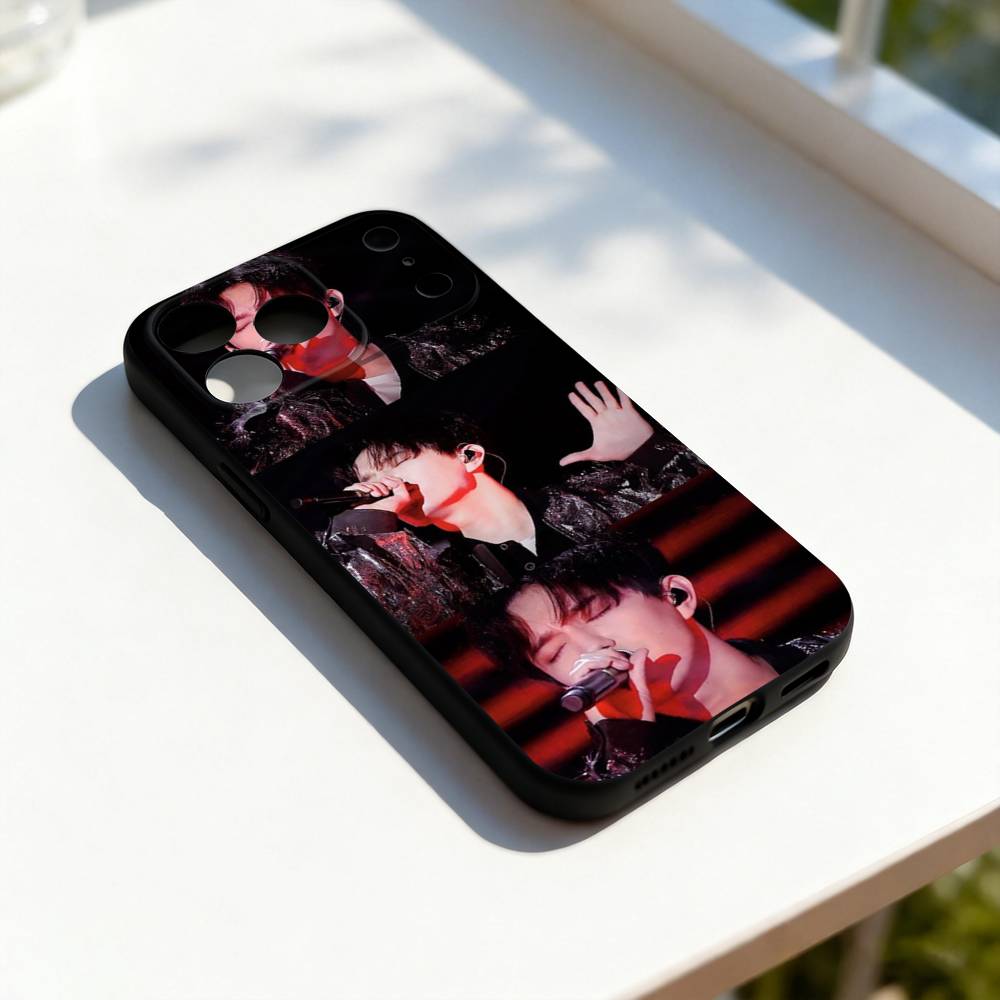 D-Dimash K-Kudaibergens For iPhone 17,16,15,14,13,12,11,Pro,Max,Plus,E,SE4,Air,Mini Black Soft Cover Phone Case