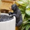 Garden Statue Hanging Ornament Resin Animal Sculpture Crafts for Planter Edge Fence Lawn Indoor