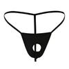 Pánské sexy tanga spodní prádlo s otevřenými zády a vysokou elasticitou