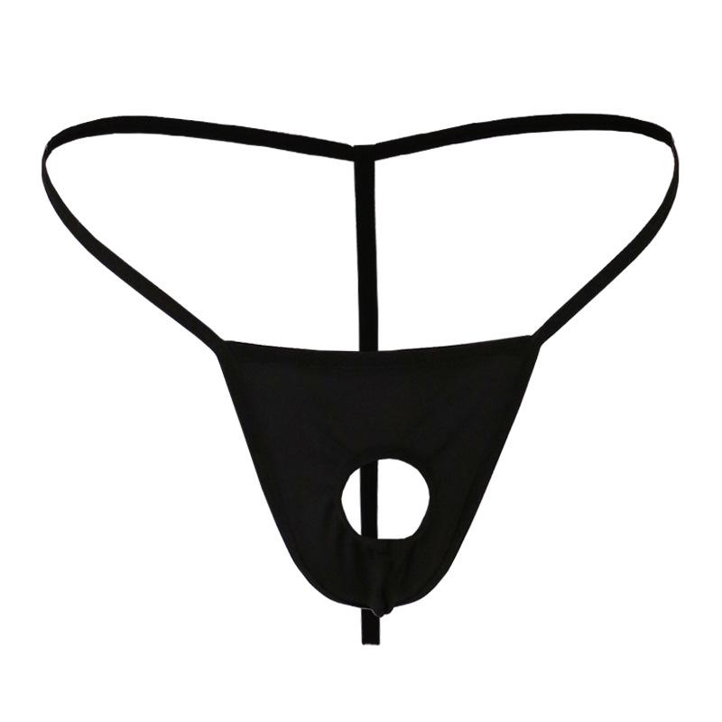 Pánské sexy tanga spodní prádlo s otevřenými zády a vysokou elasticitou