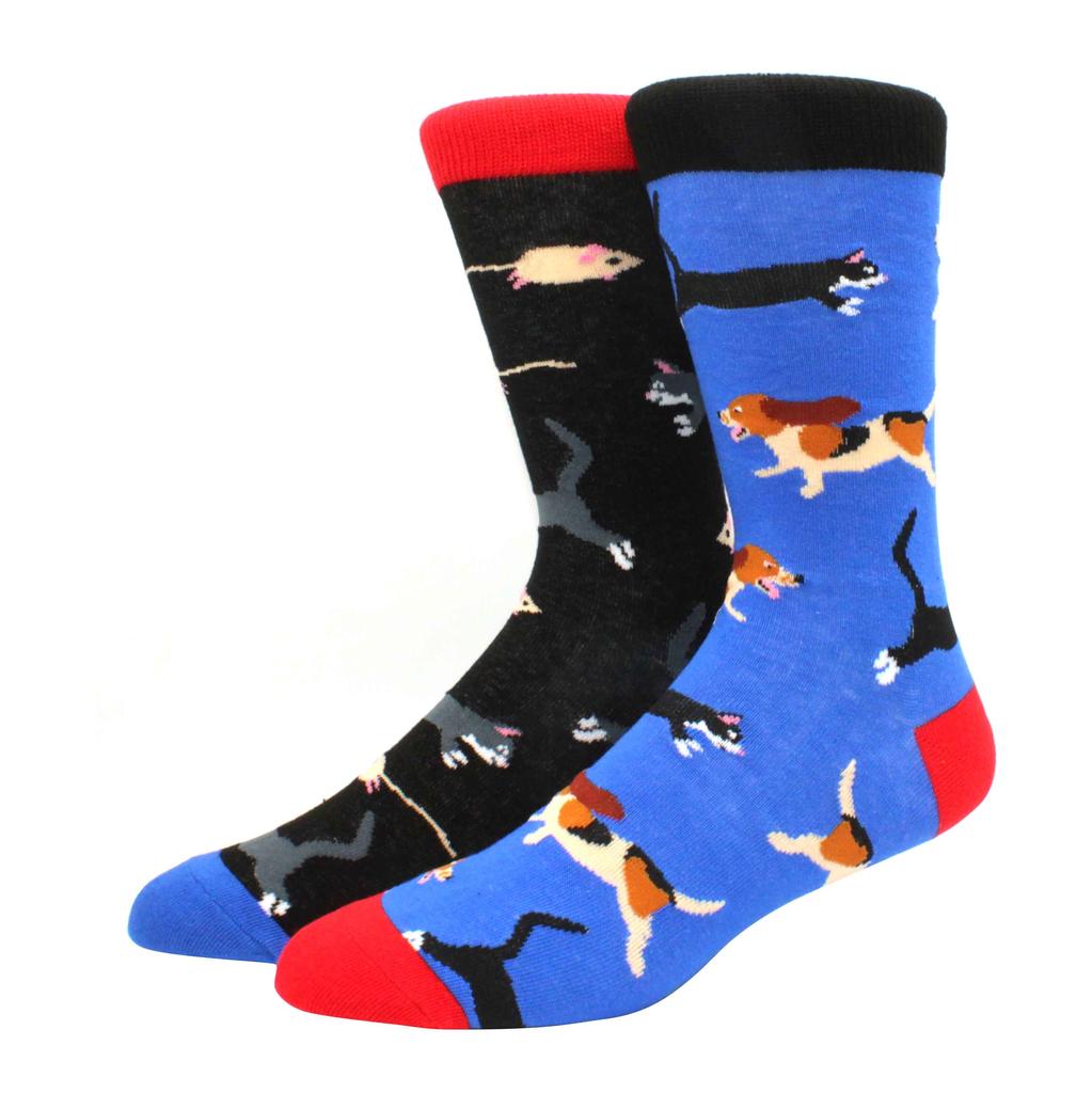 High Quality Combed Cotton Socks food Pattern Long Tube Funny Happy Men Socks Novelty Skateboard Crew Casual Crazy Socks