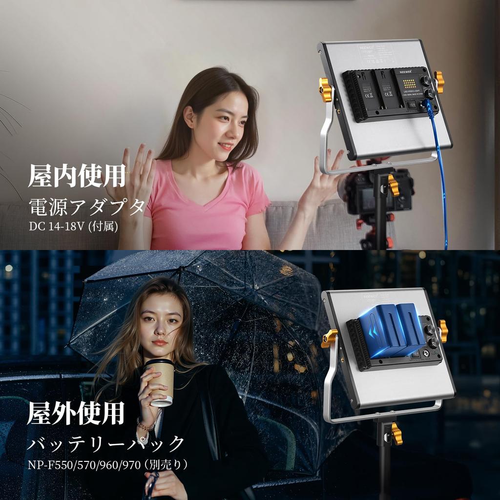 NEEWER 480 LED Video Photography Panel 28W High Dual Dimmable Light, Light, Light, Brightness, Color,