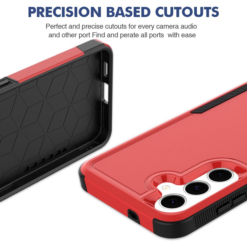 Shockproof Case For Samsung Galaxy S25 FE S25Plus S25+ S25Ultra S25Edge S25FE Funda TPU+PC Dual Layer Protect Cell Phone Cover
