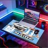 Custom Name Personalized Lionel Messi Pattern Mousepad, Laptop PC Desk Mat, Decorative Desk Mat for Home Keyboard Pad Gift