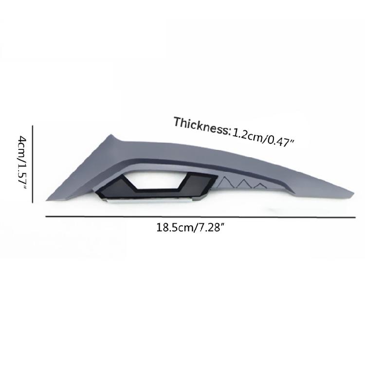 Motorcycle Front Fairing Aerodynamic Winglets Side Spoilers Decorative Sticker