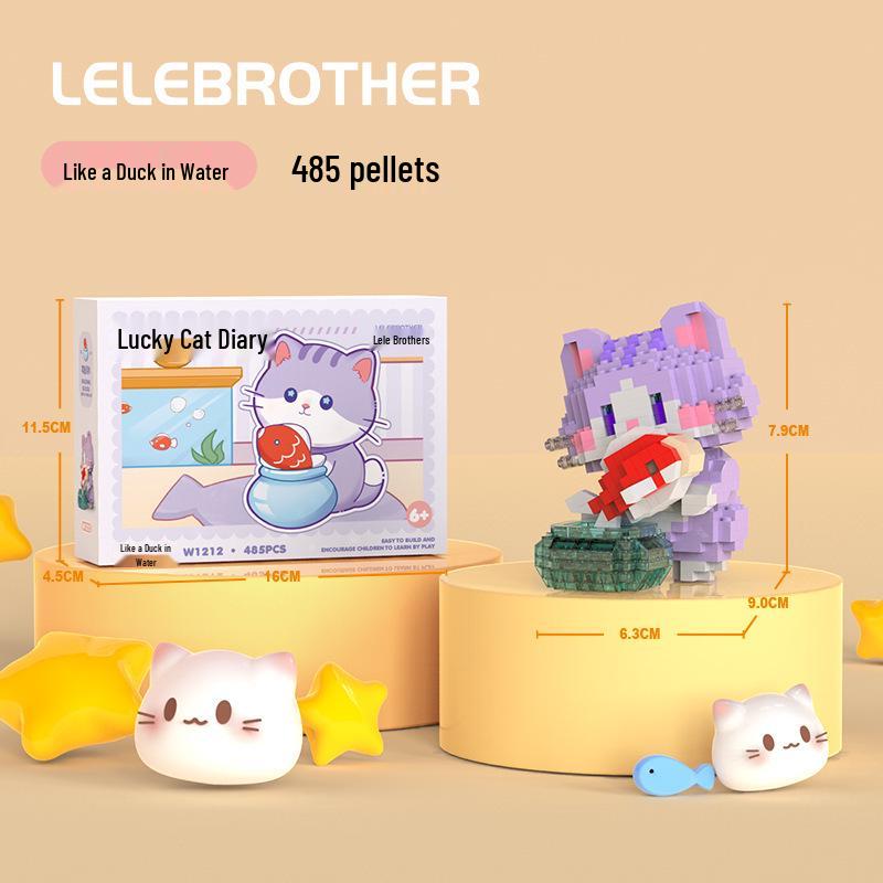 Chinese Panda Building Blocks - Compatible with Lego Bricks, Educational Micro Particle Assembly Toys, Gift Set