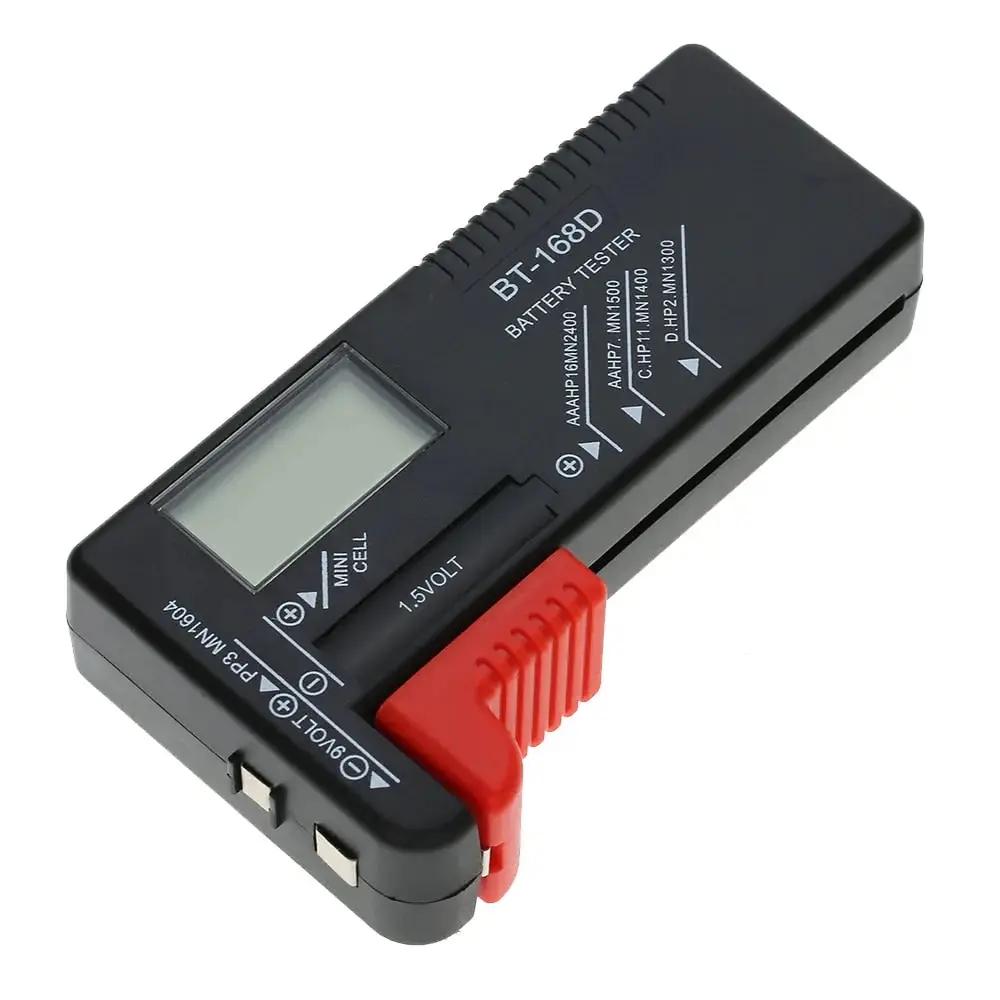 1pcs Battery Tester 9V 1.5V Button Cell Voltage Battery Voltage Tester BT-168D Battery Tester Universal Digital LCD Tester