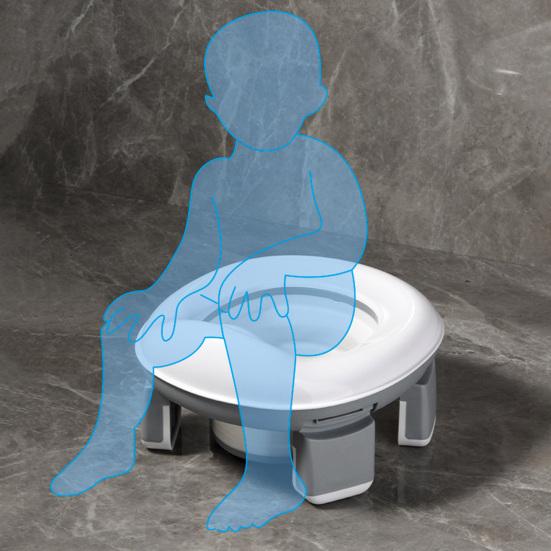 Portable Baby Toilet Seat Safe Comfortable Convenient Foldable Design Wide Application Baby Toilet for Travel