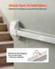 Push Bar Panic Exit Device, 711 Mm Premium Metal Commercial Panic Bar for Exit Doors, Emergency Exit Door Hardware with Warning Sticker, Easy