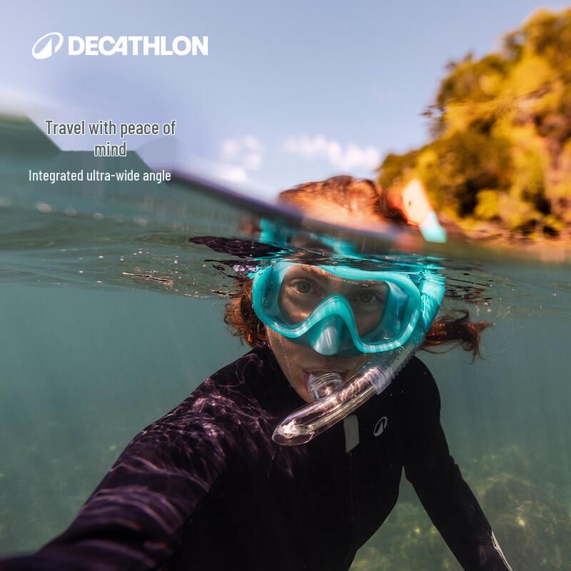 Decathlon Schnorchelmaske und Schnorchel Set für Erwachsene