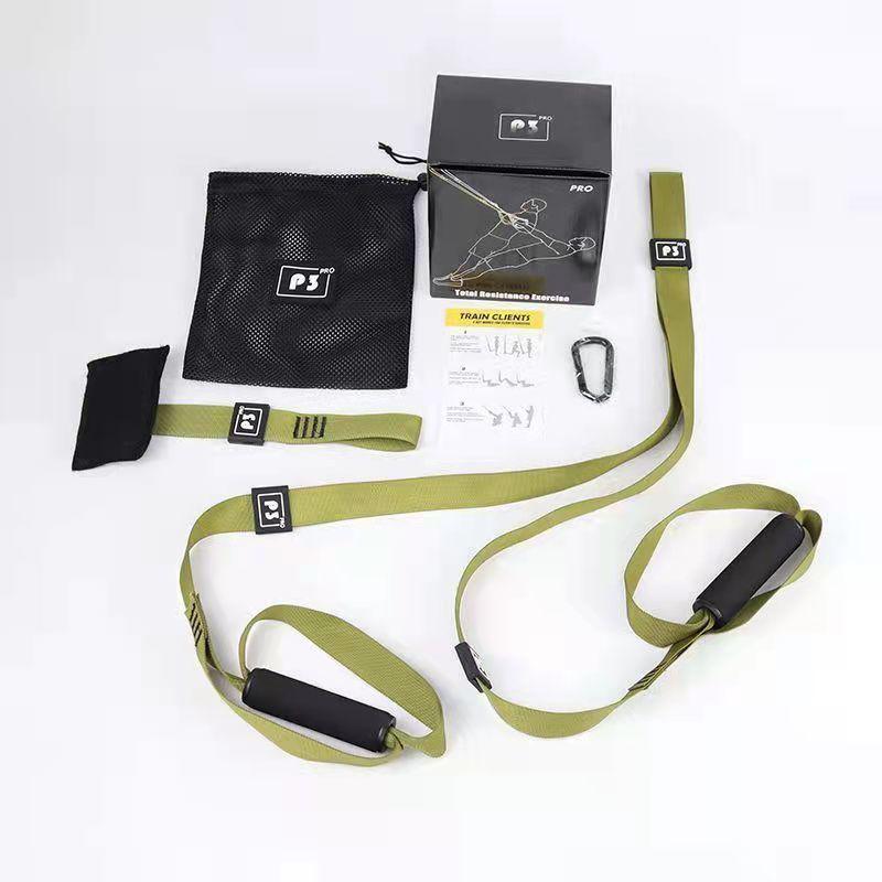 Multifunctional Fitness Suspension & Resistance Training Set P3-TRX Straps