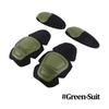 1Pair Tactical Protective Knee Elbow Pads Outdoor Camouflage Suit Gear Hunting Insert Type Soft Pad for Military Combat Use
