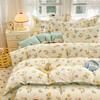 Bedding Four-piece Set Cotton Bed Sheet Quilt Cover Pillowcase