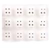 Lady's 12Pairs Metal Ear Studs Earrings for Piercing Machine Ear Piercing Tool Kit