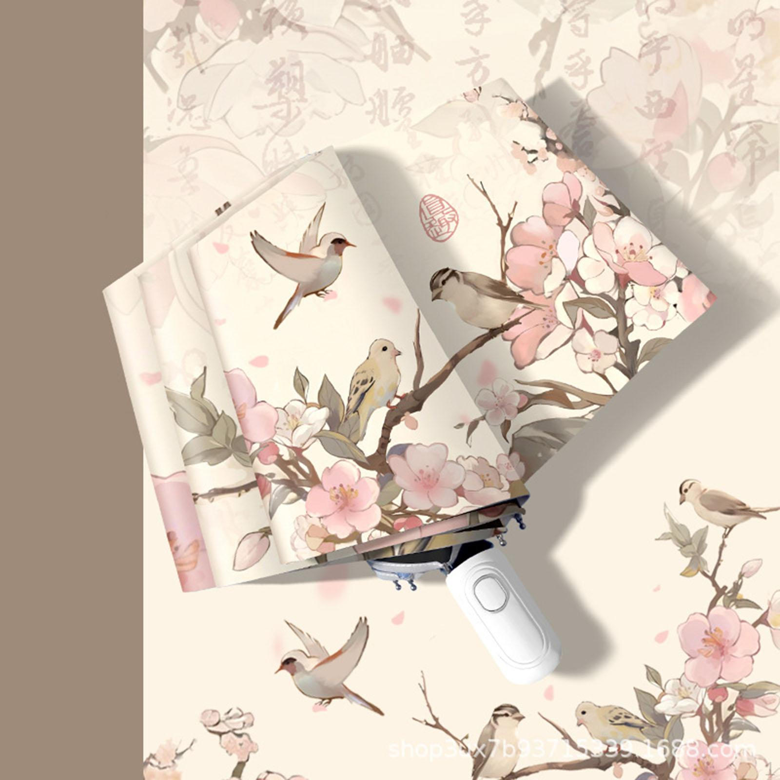 

Зонт от солнца Travel and Rain автоматический портативный ветрозащитный с черным покрытием