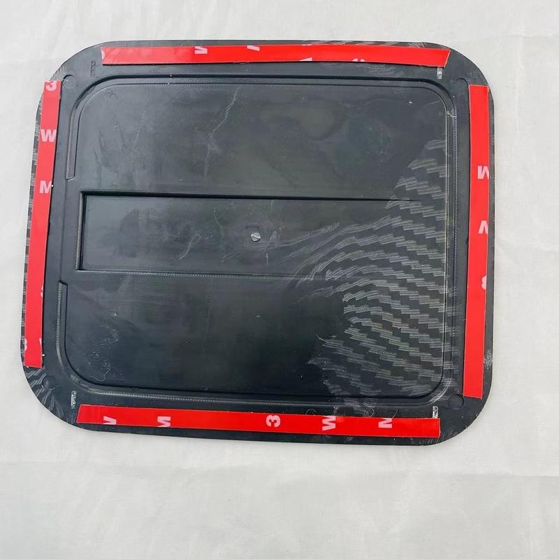 For Toyota Prius Prius20 xw20 2004 2005 2006 2007 2008 2009 Car ABS Black Carbon Accessories Plated Tank Cover Trim Paste Style