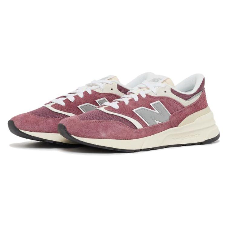 New Balance Unisex 997R Brick Red/Cream/Silver Lifestyle Sneakers U997RCC