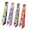 2025 Brand Design Horse Animal Women Mulberry Silk Scarf Luxury Scarves Headband Foulard Skinny Bag Wrap Scarves Neckerchief