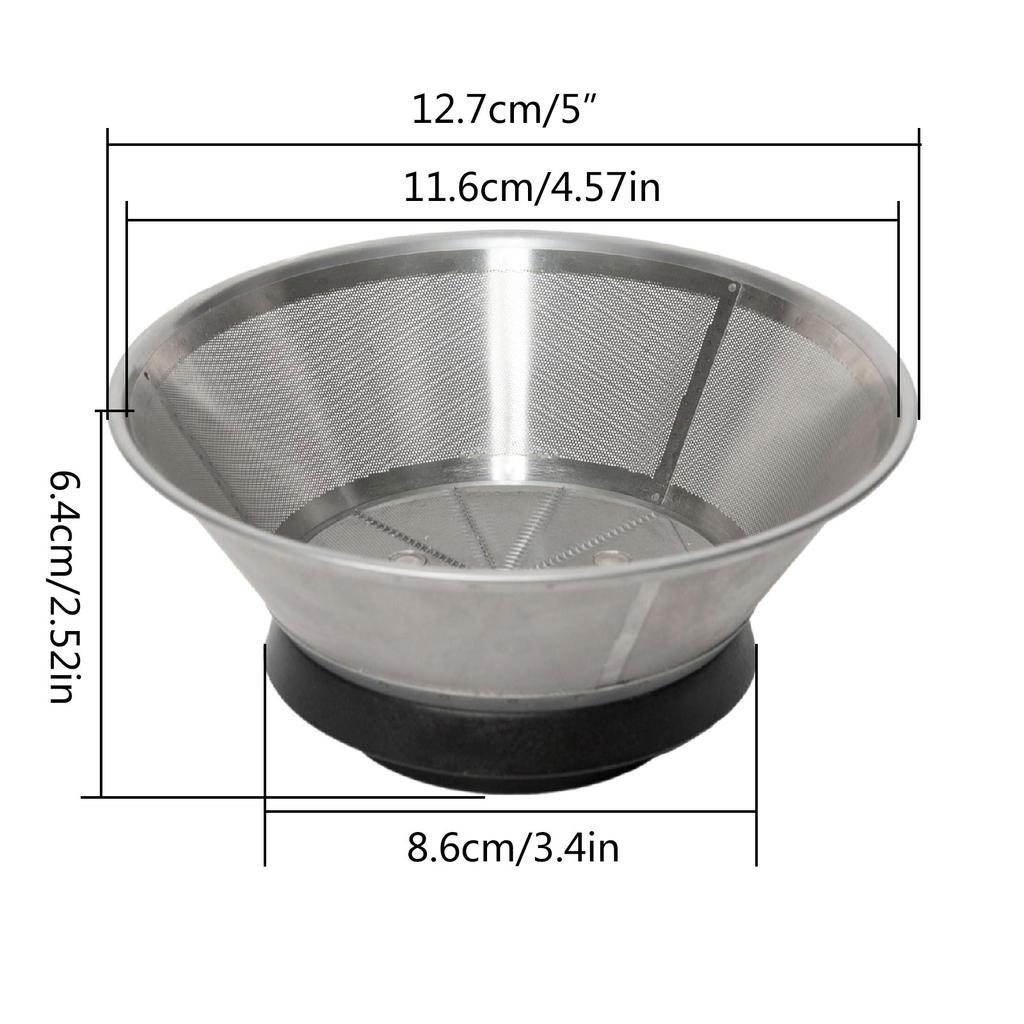 Effizientes Ersatz-Entsaftermaschinenteil Entsaftermesser Multifunktionales Entsafterteil Netzfiltersiebkorb für WJE4001D